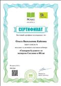 Сертификат активного участника вебинара ЯКласс "Сценарии будущего" от экспертов Сколково и ЯКласс. 30.04.2020 год. Сертификат активного участника вебинара ЯКласс "Сценарии будущего" от экспертов Сколково и ЯКласс. 30.04.2020 год.